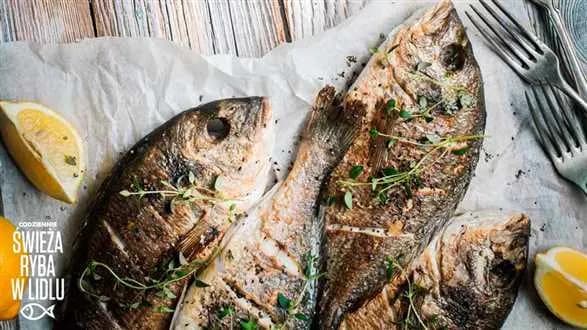 Dorada z grilla z sosem cytrynowym