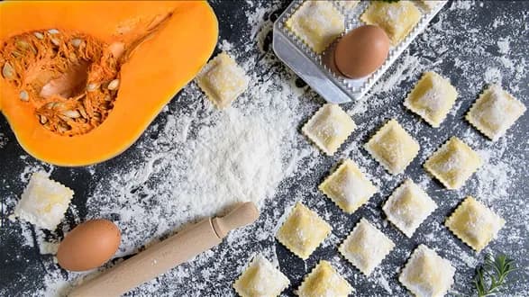 Ravioli z dynią