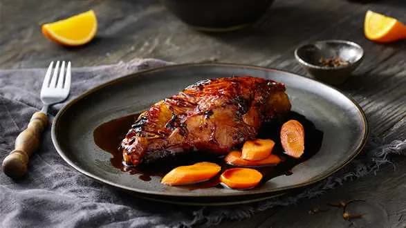 Indyczka glazurowana miodem i piwem