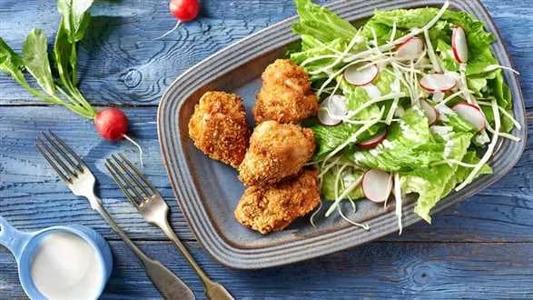 Chrupiący owsiany kurczak