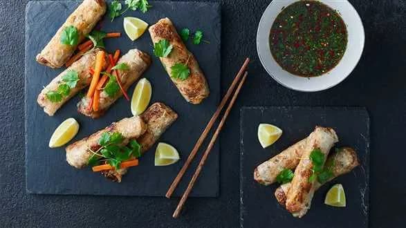 Sajgonki z pieczoną kaczką