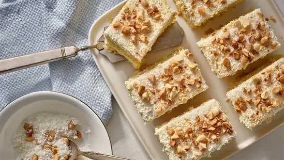 Ciasto kokosowe z migdałami – przepis