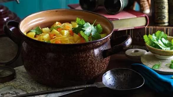 Etiopski gulasz z kapusty