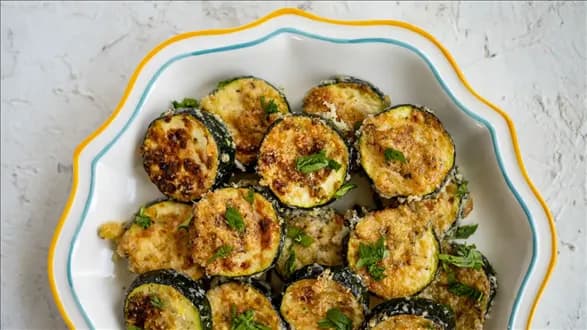 Pieczona cukinia w pecorino