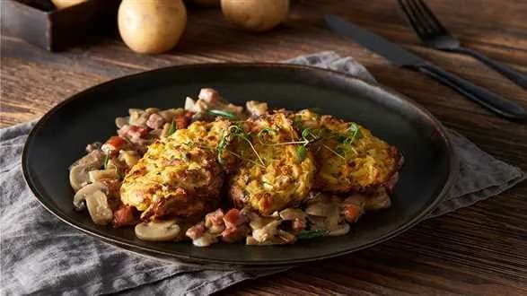 Placki ziemniaczane z pieca