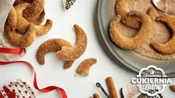 Kruche rogaliki waniliowo-cynamonowe
