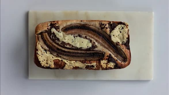 Chlebek bananowy z tahini