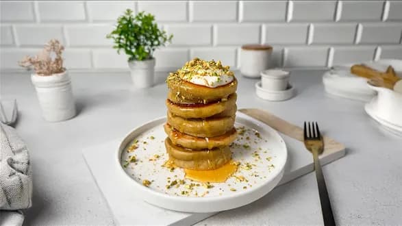 Pistacjowe placki ze skyru