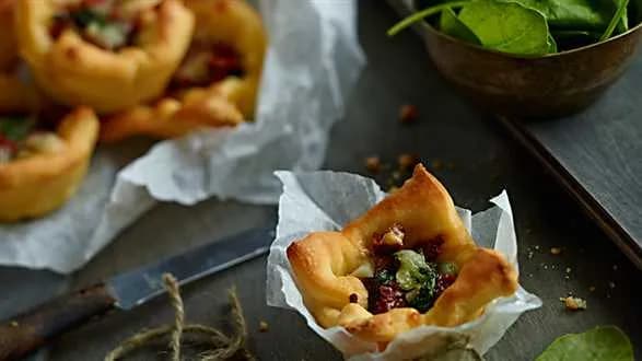 Tartaletki ze szpinakiem