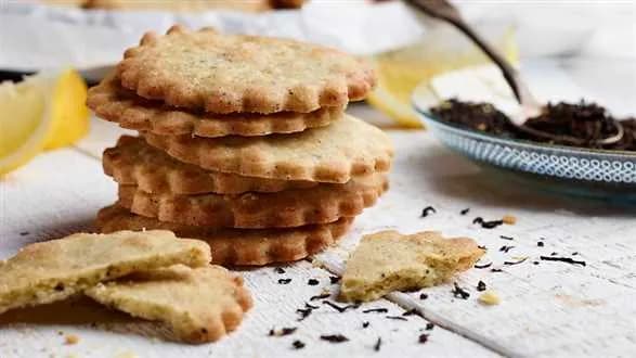 Kruche ciasteczka z herbatą