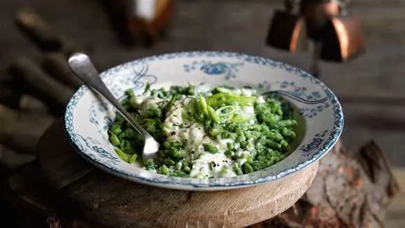 Szpecle ze szpinakiem z serem