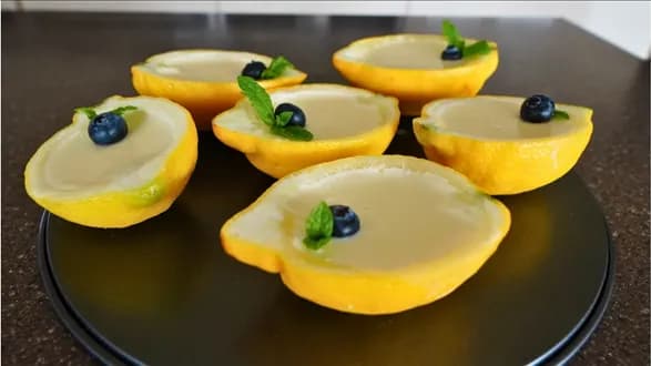 Krem cytrynowy w cytrynkach