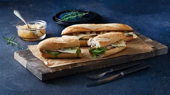 Kanapka z lazurem i kurczakiem