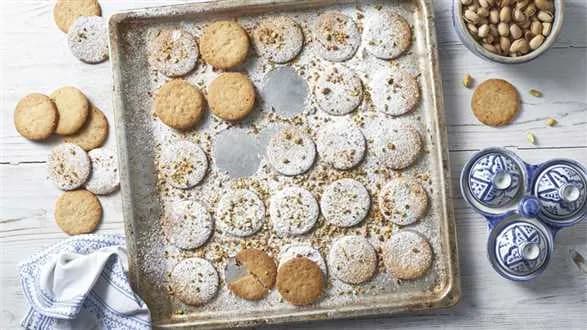 Greckie ciasteczka orzechowe