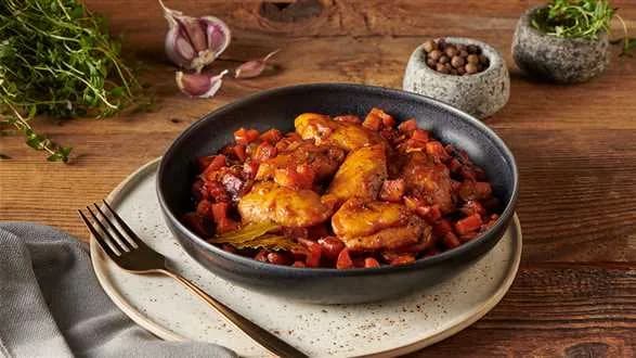 Kurczak duszony w piwie