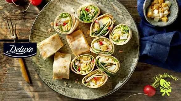 Ruloniki z truflową sałatką jajeczną