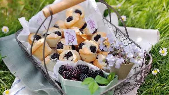 Babeczki z jeżynami