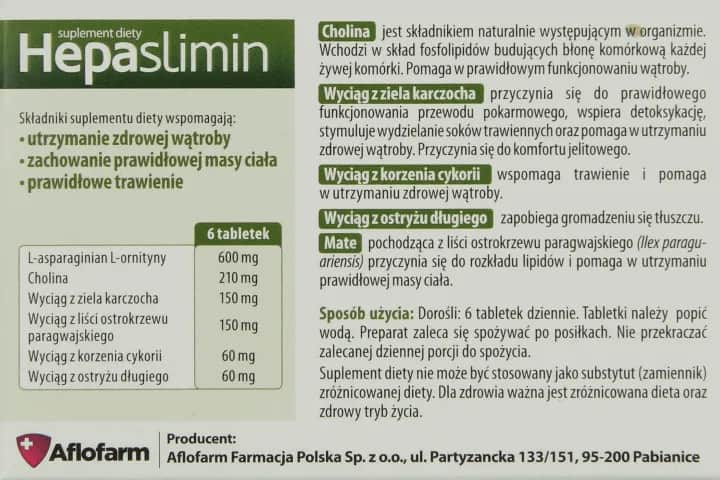 Hepaslimin czy naprawdę odchudza? Skład, działanie i efekty suplementu